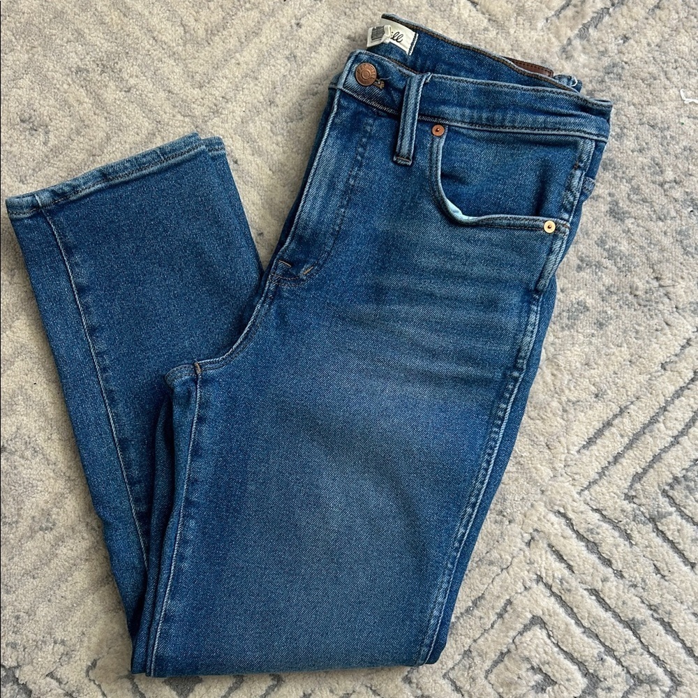 Madewell Women's Skinny Jeans in Deep Blue